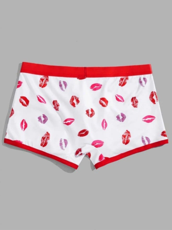 Sweet Kiss Print Boxer Brief